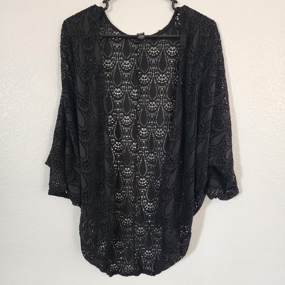 Rue 21 black lacey cover all sz M - Picture 1 of 6